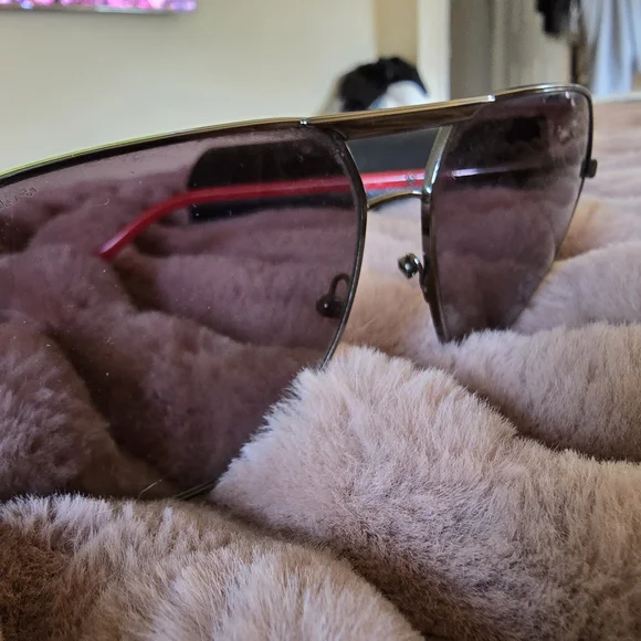 Vintage Prada Silver Aviator Sunglasses - Picture 9 of 12